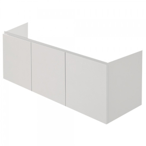 Тумба под левостороннюю раковину Hatria Grandangolo подвесная 127 см ДСП белый 