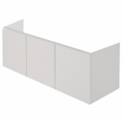 Тумба под левостороннюю раковину Hatria Grandangolo подвесная 127 см ДСП белый 