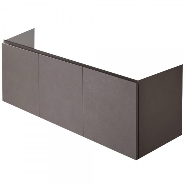 Тумба під лівосторонню раковину Hatria Grandangolo підвісна 127 см ДСП тортола 