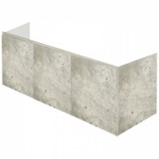 Тумба під лівосторонню раковину Hatria Grandangolo підвісна 127 см ДСП цемент 