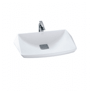 Раковина TOTO Jewelhex напіввбудована прямокутна кераміка білий LW682B