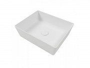 Раковина накладная Hatria Happy Hour Slim Alchemy 11:00 S 50х38 см санфарфор белый A0Y1VH