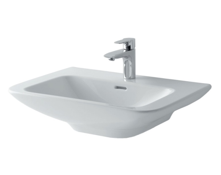 Раковина TOTO MH подвесная прямоугольная керамика белый LW10300G