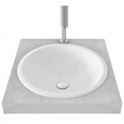 Раковина TOTO врізна кругла кераміка білий LW530J