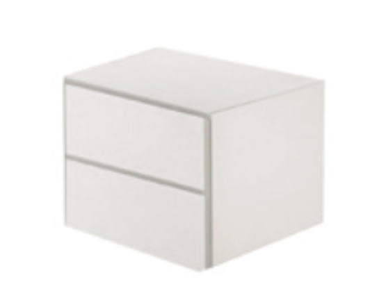 Шафка підлогова Hatria Grandangolo 34х32 см з двома висувними ящиками ДСП білий 