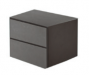 Шкафчик напольный Hatria Grandangolo 34х32 см с двумя выдвижными ящиками ДСП тортола 