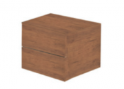 Шкафчик напольный Hatria Grandangolo 34х32 см с двумя выдвижными ящиками ДСП тик Y2ADKK