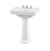 Раковина TOTO Memory Classic на п'едістал прямокутна кераміка білий LW668CJ