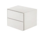 Шкафчик напольный Hatria Grandangolo 34х32 см с двумя выдвижными ящиками ДСП белый 