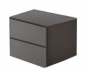 Шкафчик напольный Hatria Grandangolo 34х32 см с двумя выдвижными ящиками ДСП тортола 