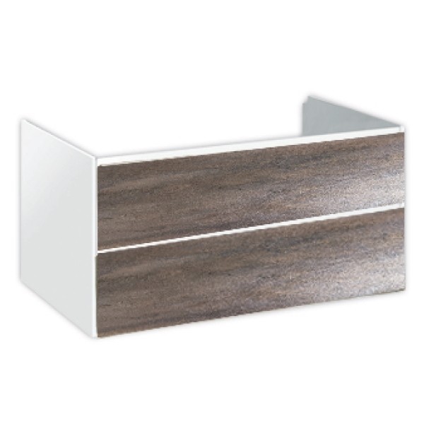 Тумба під раковину Hatria Le Fiabe підвісна 77.5 см ДСП білий/сіро-коричневий 
