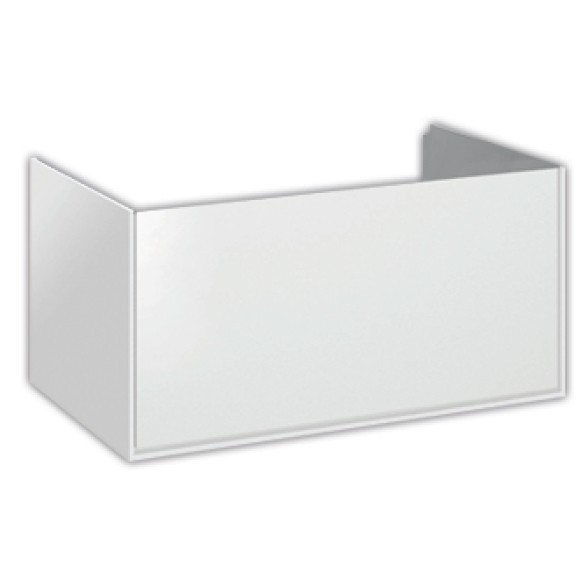 Тумба под раковину Hatria Le Fiabe подвесная 57.5 см ДСП белый 
