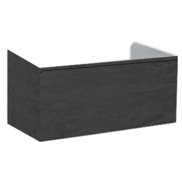 Тумба под раковину Hatria Le Fiabe подвесная 57.5 см ДСП антрацит 