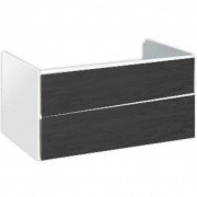 Тумба під раковину Hatria Le Fiabe підвісна 77.5 см ДСП білий/антрацит 