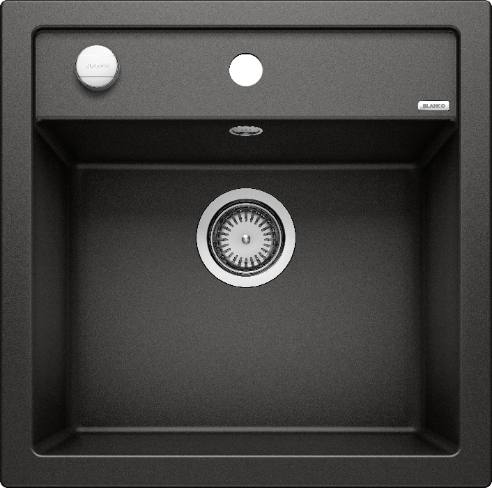 Мийка для кухні Blanco Dalago 5 51,5х51 см SILGRANIT® PuraDur® чорний 525871