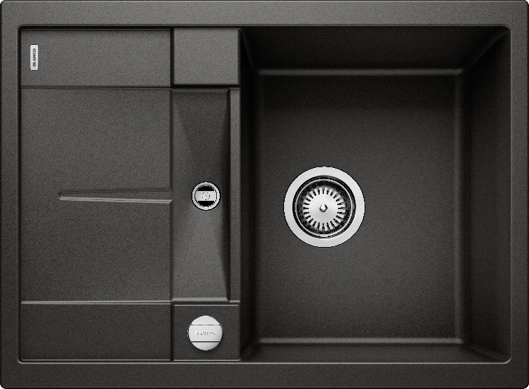 Мийка для кухні Blanco Metra 45 S Compact 68х50 см SILGRANIT® PuraDur® чорний 525913