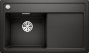 Мийка для кухні Blanco Zenar 45 S 86х51 см з обробною дошкою SILGRANIT® PuraDur® чорний 526032