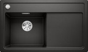 Мийка для кухні Blanco Zenar 45 S 86х51 см з обробною дошкою SILGRANIT® PuraDur® чорний 526032