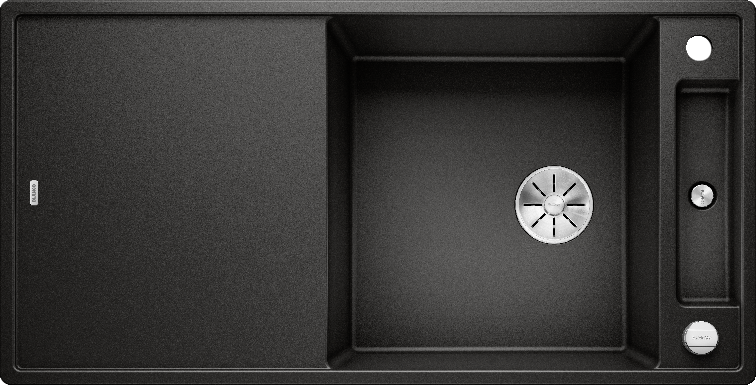 Мийка для кухні Blanco Axia III XL 6S 100х51 см SILGRANIT® PuraDur® чорний 525858