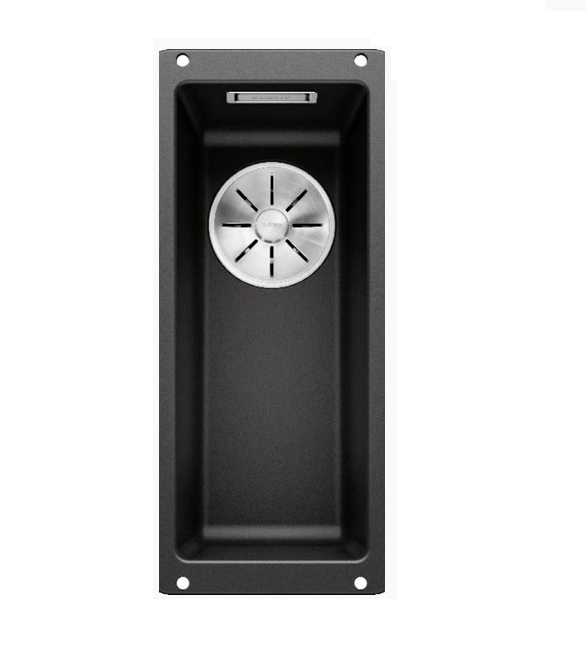 Мойка для кухни Blanco Subline 160-U 19х46 см SILGRANIT® PuraDur® черный 525981