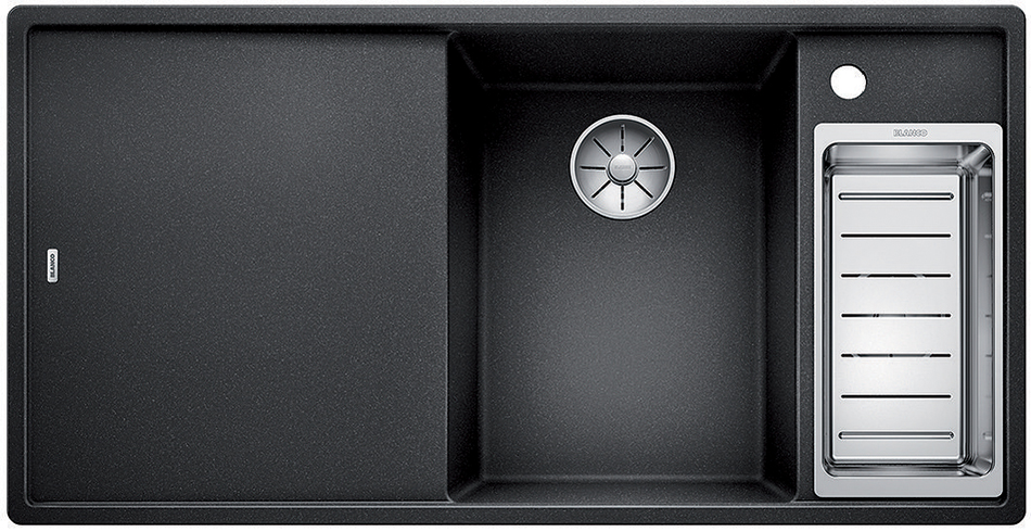 Мийка для кухні Blanco Axia III 6S 100х51 см SILGRANIT® PuraDur® чорний 525851
