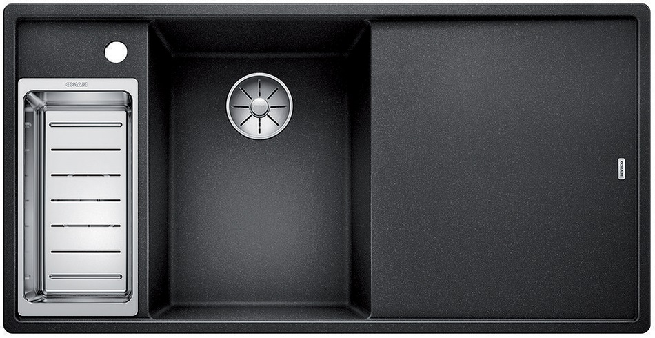 Мийка для кухні Blanco Axia III 6S 100х51 см SILGRANIT® PuraDur® чорний 525848