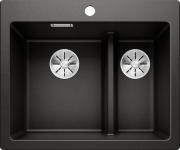 Мойка для кухни Blanco Pleon 6 Split 61,5х51 см SILGRANIT® PuraDur® черный 525955