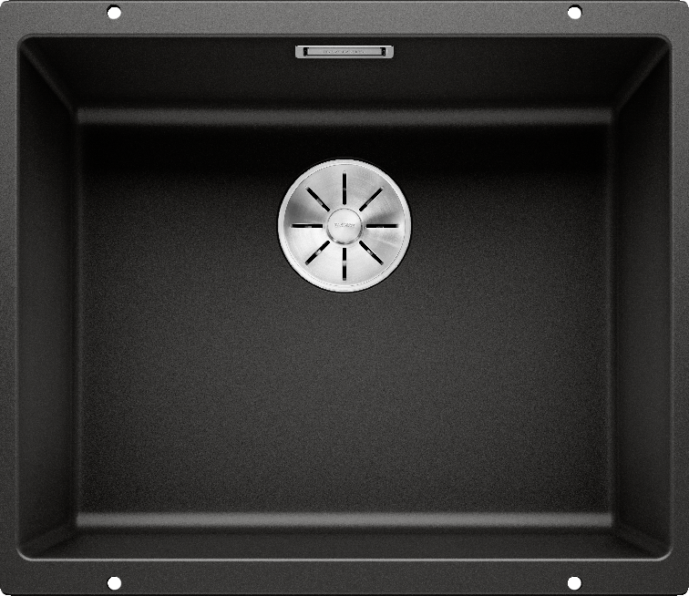 Мойка для кухни Blanco Subline 500-U 53х46 см SILGRANIT® PuraDur® черный 525995
