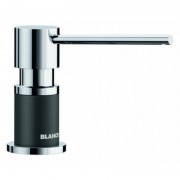 Дозатор для рідкого мила Blanco Lato чорний/хром 526177