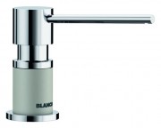 Дозатор для рідкого мила Blanco Lato перловий/хром 525818