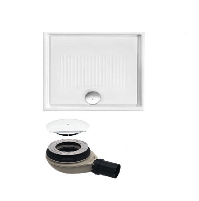 Душовий піддон Hatria LIF H3 90х70 см кераміка білий з сифоном PCY1W101