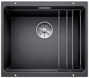 Мийка для кухні Blanco Subline 500-U 53х46 см SILGRANIT® PuraDur® чорний 525887