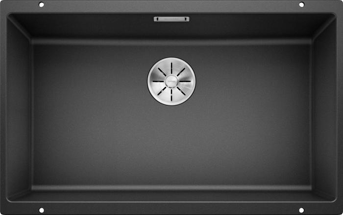 Мойка для кухни Blanco Subline 700-U 73х46 см SILGRANIT® PuraDur® черный 526001