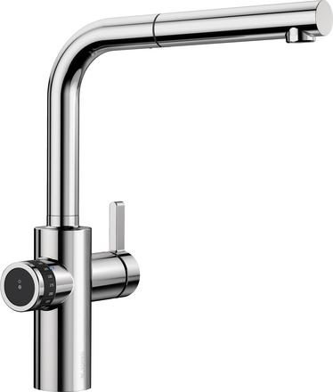 Смеситель для кухни Blanco Evol-S Volume однорычажный с выдвижной лейкой хром 525210