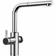 Смеситель для кухни Blanco Evol-S Volume однорычажный с выдвижной лейкой хром 525212