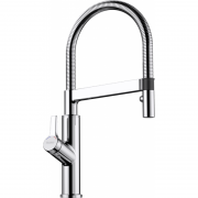 Смеситель для кухни Blanco Solenta-S Senso сенсорный однорычажный с выдвижной лейкой хром 523126