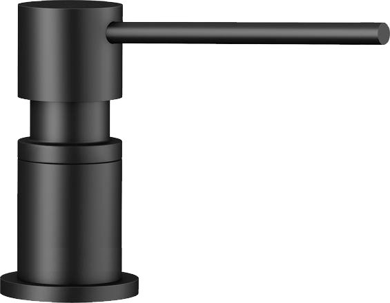 Дозатор для рідкого мила Blanco Lato чорний матовий 525789