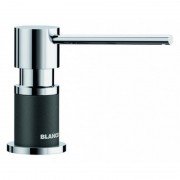 Дозатор для жидкого мыла Blanco Lato черный/хром 526177