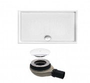 Душовий піддон Hatria LIF H3 120х80 см кераміка білий з сифоном PBY1ZX01