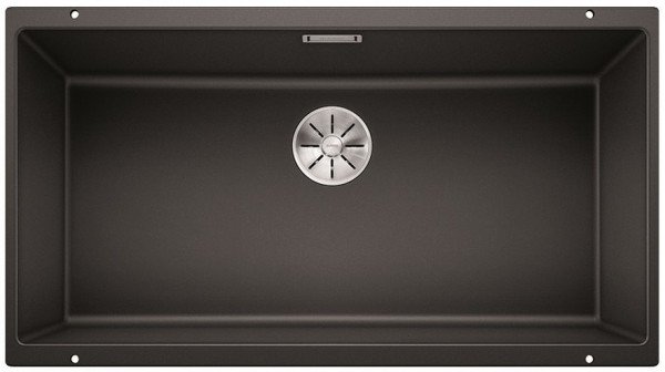 Мойка для кухни Blanco Subline 800-U 83х46 см SILGRANIT® PuraDur® черный 526005
