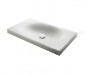 Раковина накладная TOTO Neorest прямоугольная Luminist белый MR720