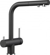 Смеситель для кухни Blanco Fontas II однорычажный под фильтр SILGRANIT® черный 526158