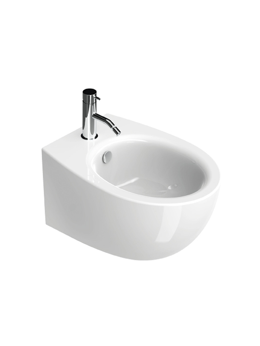 Біде підвісне Catalano Italy 37х52 см кераміка білий глянцевий 1BS52IT00