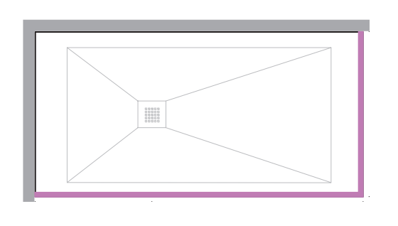 Душовий піддон Hatria Dedicato Edge L 1200x1000 мм SX/LT SOLITEX палітра на вибір Y5AJ