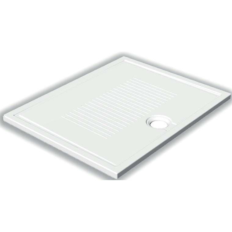Душовий піддон Hatria LIF H3 Alchemy 100х80 см кераміка білий матовий A0Y1ZY25
