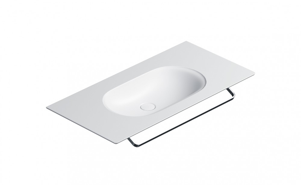 Раковина для ванної Catalano Horizon 100х50 см кераміка білий матовий 1100HZBM