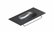 Раковина для ванной Catalano Horizon 100х50 см керамика черный матовый 1100HZNS