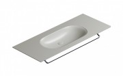 Раковина для ванной Catalano Horizon 125х50 см керамика цемент матовый 1125HZCS