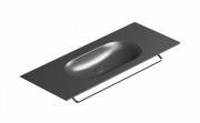 Раковина для ванной Catalano Horizon 125х50 см керамика черный матовый 1125HZNS