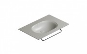 Раковина для ванной Catalano Horizon 75х50 см керамика цемент матовый 175HZCS